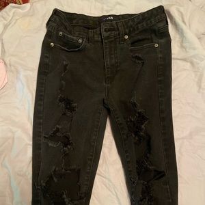 Aeropostale High Rise Ripped Jeans